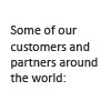 A selection of customers and partners arround the world